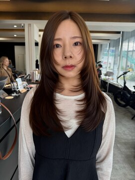 エイチ(H) レイヤーカット/20代30代40代/ワンカール/三島美容室/沼津美容室