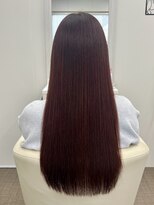 シャルムパリス(charme paris) レッド カラー ロング 髪質改善