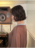 くせ毛をいかしたボブパーマ