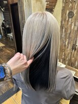 ヘアー クリエイト カルバリ(HAIR CREATE Calbari) ブロンド×アウターカラー