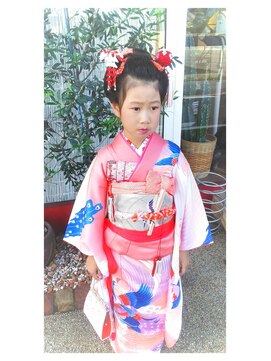 ヘアーデザイン アブー(hair design A BOO) 2017・☆七五三☆日本髪☆