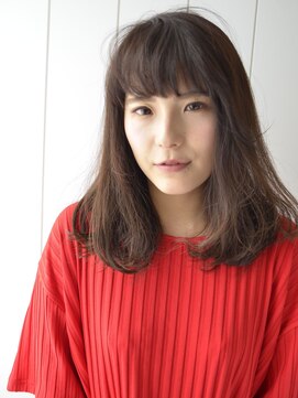 アドラーブル 長岡リップス旭岡店(adorable) 無造作カール★切りっぱなしセミディ