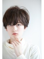 ペイジー 高円寺(Peissy)&nbsp;マットブラウン×マッシュショート【高円寺/カットが上手い店】