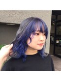 silver×blue