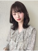 小顔前髪パーマくびれヘアエアリーミディ20代30代40代