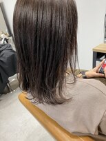 テラスヘア 新潟駅南(TERRACE hair)&nbsp;透明感たっぷりミルクティーグレージュ(^^)