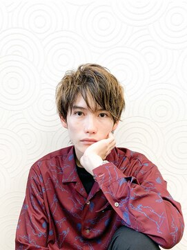 ヘアデザインサロン246 メンズカット　ハイライトカラー   グレージュカラー