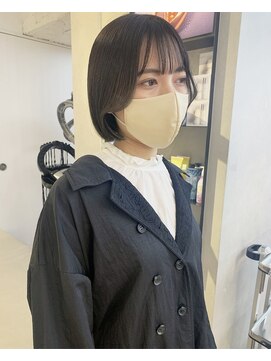 ゼスト パーク(ZEST PARK) オリーブベージュ  ショートボブ  《宮坂 紅》