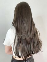 アイティーバイアルバム 八王子店(IT by ALBUM)&nbsp;グレージュロング_ショコラベージュボブルフ_ba356371