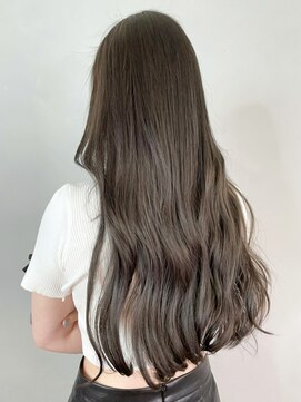 アイティーバイアルバム 八王子店(IT by ALBUM) グレージュロング_ショコラベージュボブルフ_ba356371