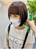逆インナー☆ぱっつん丸ボブ