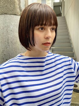 ミンクス 銀座店(MINX) ぷつっと前上がりボブ