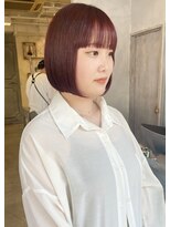 ロジェ(loje) 【loje】ボブ×ワインレッド