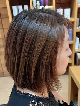 リシェール 北越谷店(RICHAIR) 前髪/マチルダボブ/ピンクベージュ/インナーグレージュ/北越谷店