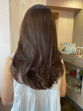 エン 仙台(en) 好印象ヘアベージュカラー／髪質改善／レイヤーカット