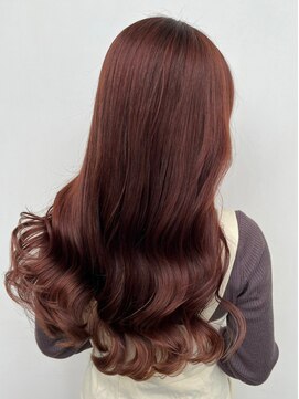 ロンドエニカ 大宮(Lond enika) 大人ガーリーレッドブラウンカラー　大宮