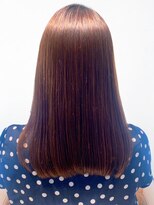 美容室フルール&nbsp;20代30代40代髪質改善カラーショコラブラウン艶感ストレート