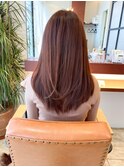 レイヤースタイルレイヤーカットロングレイヤー小顔スタイル