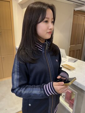 スムーク(smuk) 【smuk/岩澤美紅】フェイスレイヤー/ロングヘア/ベージュ