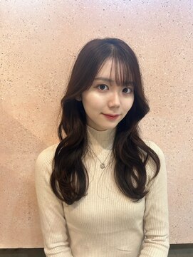 ルームバイシー 新宿(Loom. by Sea) 韓国風前髪×レイヤーカット【髪質改善/新宿/レイヤーカット】