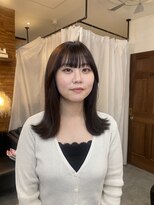 スイート ヘアデザイン(Suite HAIR DESIGN)&nbsp;ブリーチなし透明感カラー！グレージュくびれ