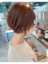 アトリエ エス atelier es HAIRDESIGN&nbsp;ふんわりショート/ピンクブラウン/大人ショートニュアンスカラー