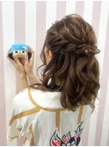 ガーリースタイル/心斎橋/ヘアメ/セットサロン