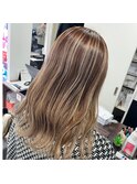 白髪ぼかしハイライト