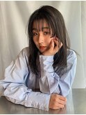 【 レイヤースタイル × アッシュオリーブベージュ 】浅野美紀