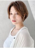 前髪 ネビージュ ボブルフ 黒髪 ワンレン 小顔 "
