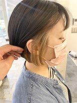 プレフェレプレフェ(prefere prefe)&nbsp;ワンレンボブ×インナーカラー