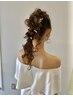 ヘアセット、結婚式アレンジ　￥4,400