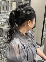 トキオ(TOKIO 2021) TOKIO 編み込みポニーテール ヘアセット