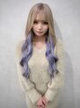 エル オオサカ 心斎橋店(L. OSAKA) 【ホワイトベージュ×シールエクステ】エフェクトブリーチ