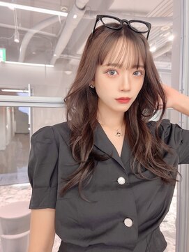 ジーナリア(Xena ria) 韓国風巻き/くすみベージュ/ラベンダーミルクティー★44