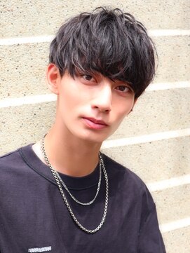 エイド 渋谷(aid) メンズマッシュソフトツイストパーマ刈り上げツーブロック