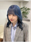 ◎ブロンドハイトーンカラーデザインカラーアンブレラカラー金髪