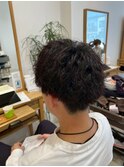 メンズカット/ツーブロック/スパイラルパーマ
