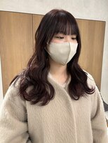 ラミエ バイ メルト 吉祥寺(lamie by melt)&nbsp;小川/ブリーチなしカラーレイヤーカットピンクブラウン