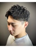 王道ツーブロックパーマ『神田』 『理容室』