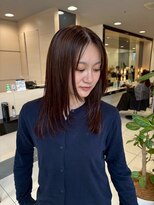 ケンジ 東戸塚(KENJE) センターパート×レイヤーカット[髪質改善トリートメント]