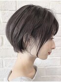 大人可愛い30代40代50代小顔◎マッシュショートウルフカット