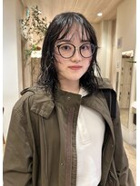 トリッカ 銀座(tricca)&nbsp;ミディアムパーマ/ニュアンスパーマ/レイヤー/ウェーブヘア