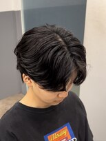 ノイセル 西本町(Noisyle)&nbsp;フェザーパーマサーフカール刈り上げセンターパート◎