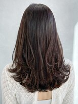 アイティーバイアルバム 下北沢店(IT by ALBUM)&nbsp;ロング暗めカラー韓国ヘア顔周りレイヤー_ba456251