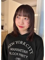 トリッカ 銀座(tricca)&nbsp;ウルフレイヤー/ウルフカット/顔まわりレイヤー/似合わせカット