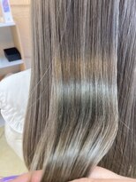 美容室 ルーフトップ(Roof top)&nbsp;髪質改善白髪ぼかしハイライトカラー前髪カットベージュカラー