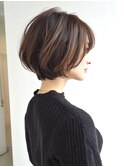 30代　40代大人ショートボブ◎