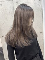 ラニヘアサロン(lani hair salon)&nbsp;オリーブグレージュ/ダブルカラー/ブリーチ/透明感/イルミナ