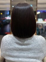 フリップビーアヴェダ(FLIP B AVEDA)&nbsp;本八幡×艶ストレートボブ×ダークブラウン